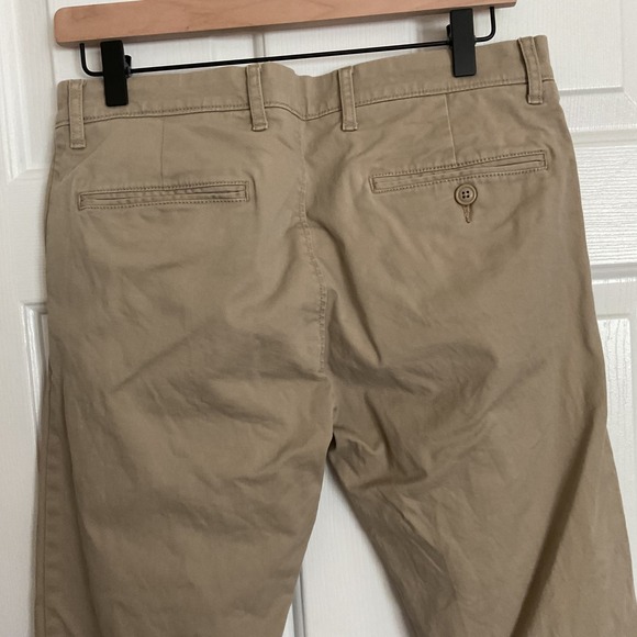 J. Crew 484 Slim Fit Stretch Chino Pants Tan Cotton Blend Men 29x32 Casual Prep - Picture 4 of 8